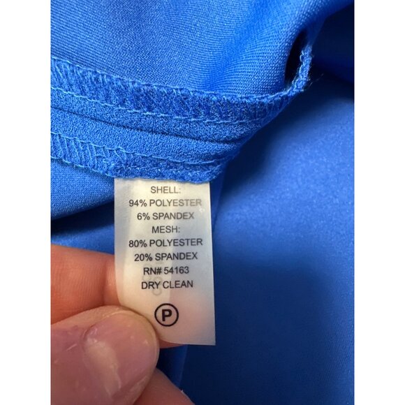 Calvin Klein Illusion-Trim Fit & Flare Dress Women's Size 16 - Picture 6 of 8